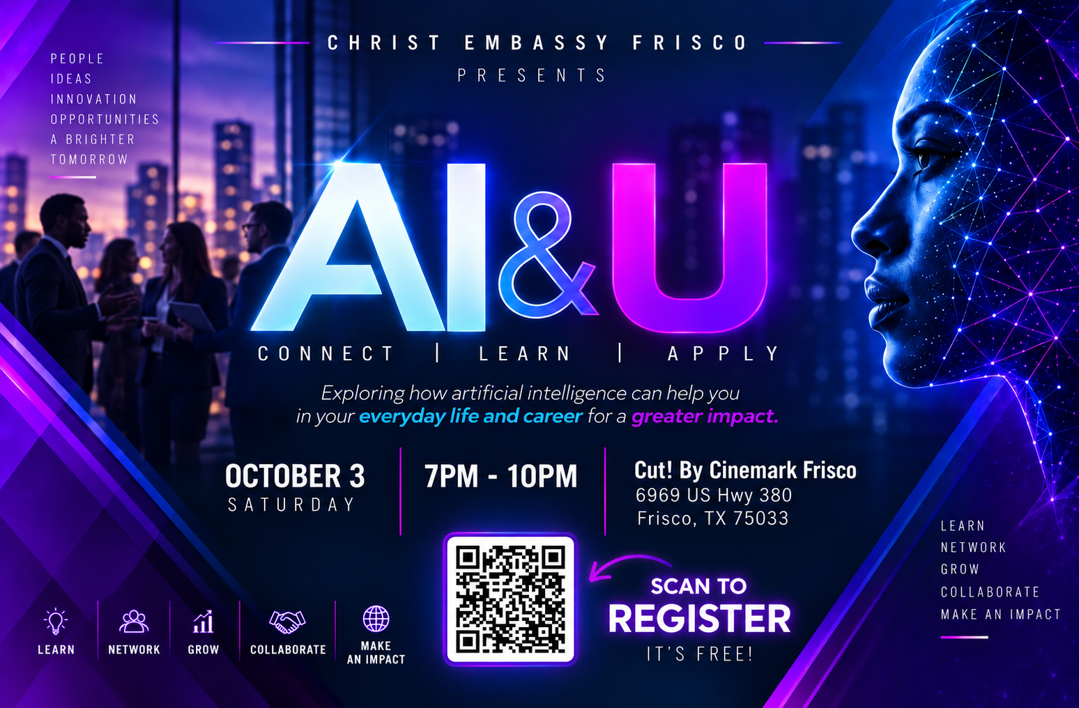 AI & U flyer