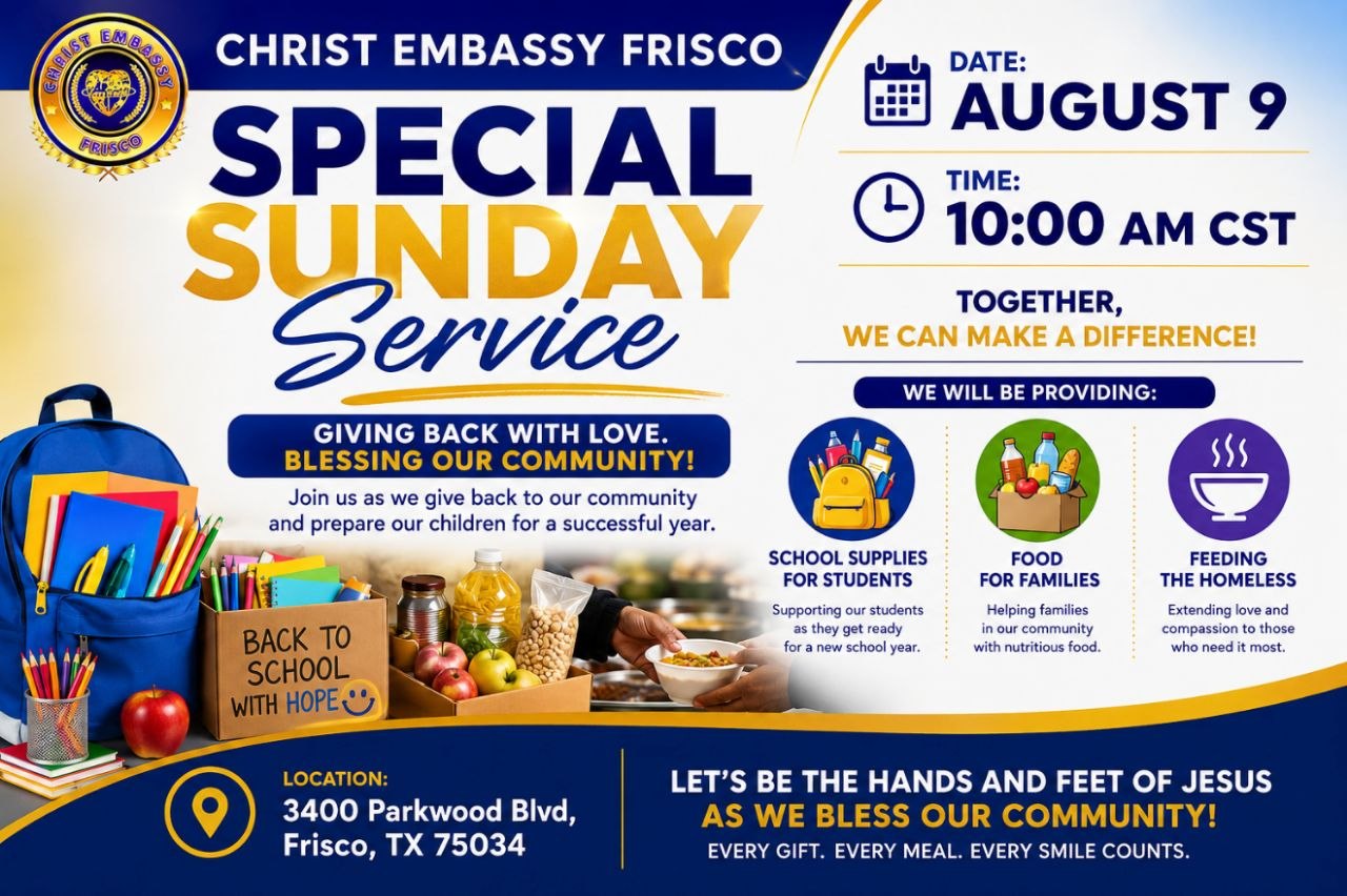 Community Outreach Event flyer